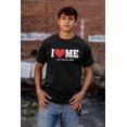 thumbnail image 4 of I Love Me Funny Flirty Valentines Day Women's Graphic T Shirt Tees Brisco Brands S, 4 of 4