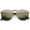 Black / Gold Mirror, variant on sunglassLA Unisex Futuristic Rimless Mono Flat Lens Horn Rimmed Shield Sunglasses (Black / Orange Mirror) - 73mm