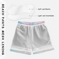 thumbnail image 3 of FORMRS Boys Swim Trunks Quick Dry Mesh Liner Boardshorts Sizes XS-XL, Light Blue Stripes, 3 of 7