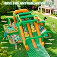 thumbnail image 6 of Inflatable Water Slide Bounce House, Extra Large Double Slides Bouncer Castle, 840D+420D Oxford Cloth, Whack-a-Mole, Deep Pool, Jump Area, Climbing Wall, Water Cannon, for Kids Aged 3–10 Backyard, 6 of 10