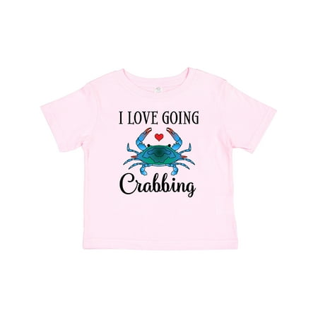

Inktastic Blue Crab I Love Going Crabbing Gift Baby Girl T-Shirt