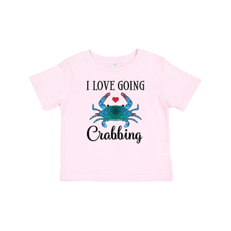 

Inktastic Blue Crab I Love Going Crabbing Gift Baby Girl T-Shirt