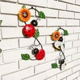 thumbnail image 2 of Moyic Decoración de arte de pared de Metal adorno de habitación interior exterior flor insecto colgante decoración hierro artesanía colgante adorno Decoración del hogar Abeja Moyic HA042556-02, 2 of 6