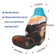 thumbnail image 3 of Daiia Realistic Turtle Printed Car Seat Cover - Waterproof & Sweatproof - Universal Fit, Machine Washable, Non-Slip - Seat Protector for Car, Truck, SUV, Van (1 Pack), 3 of 5