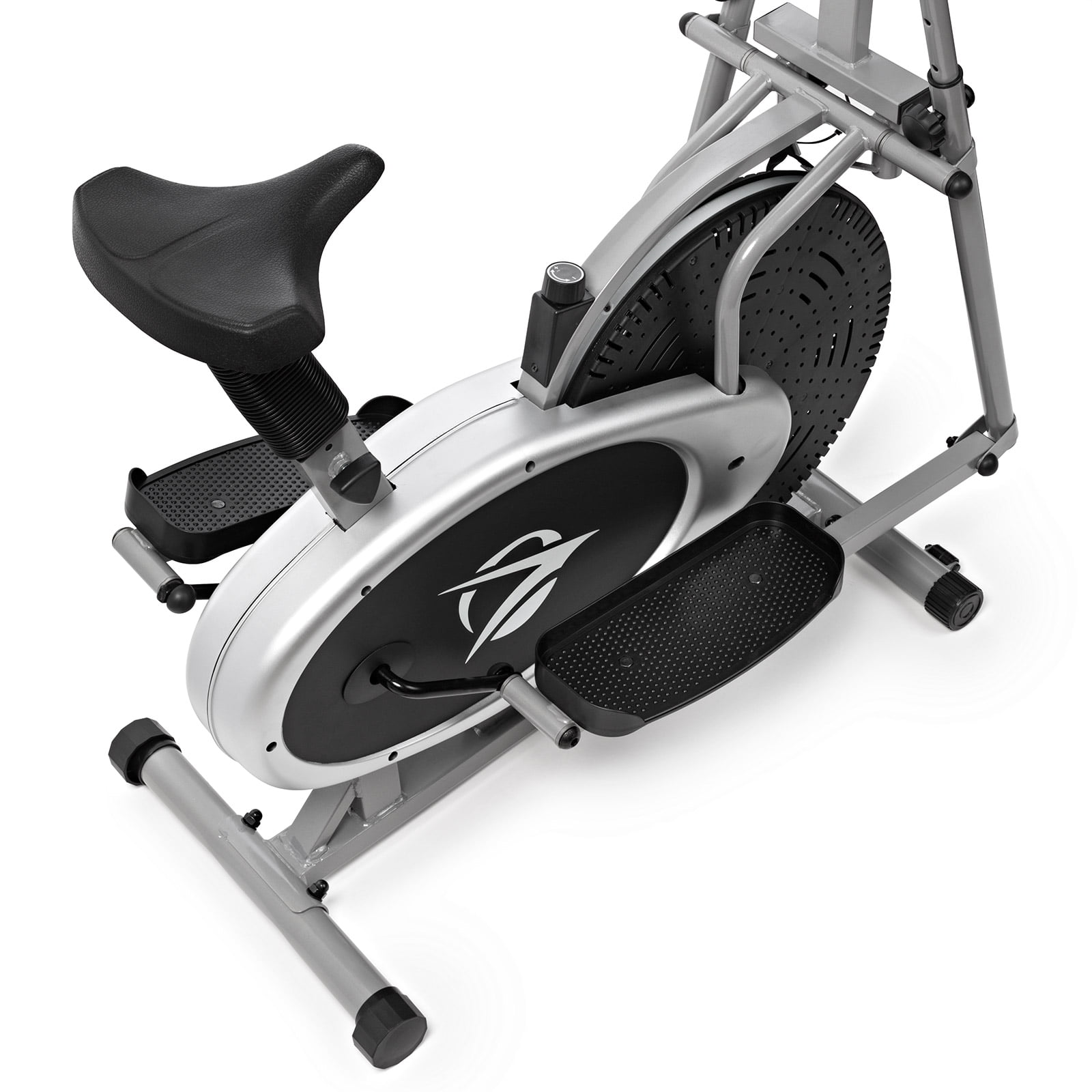 Elliptical Cross Trainer & Exercise Bike 2-IN-1 Home Cardio Workout Machine 