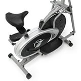 plasma fit elliptical machine cross trainer 2 in 1 exercise bike cardio fitness home gym equipment
