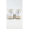 thumbnail image 3 of Tenis Veja Urca de lona revestida en plata blanca para mujer, 3 of 4