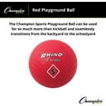 thumbnail image 2 of Champion Sports 5" Playground Ball, Red, 2 of 5
