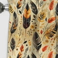 thumbnail image 2 of Designart "Earthy Nomadic Artwork II" Boho Blackout Curtain Panels, 2 of 4