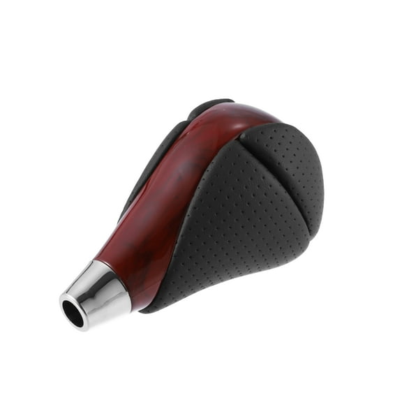 Unique Bargains Gear Shift Knob Stick Shifter for Lexus ES300h ES350 GS300 GS350 GS430 GS450h GS460 IS250 Black Red