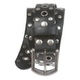 thumbnail image 2 of Casual Riveted Studded Grommets & Studs Solid Leather Belt, 2 of 2