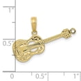 thumbnail image 2 of FJC Finejewelers 10 kt Yellow Gold Guitar Charm 20 x 20 mm, 2 of 5