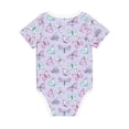 thumbnail image 2 of Rocae Purple Butterfly for Baby Climbing Clothes Soft Baby Romper for Active Infants Comfortable and Breathable Crawling Jumpsuit Unisex Baby Outfit 3 Months, 2 of 8