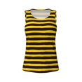 thumbnail image 4 of Haiem Bee Stripe Workout Tank Tops for Women, Athletic Sports Slim-Fit Tank Tops, Compression Sleeveless Dry Fit Shirts,Athletic Shirt-Medium, 4 of 9