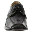 thumbnail image 4 of LIBERTYZENO Boys Lizard Print Genuine Leather Kids Dress Shoes Senior Solid Black 5 Toddler, 4 of 5