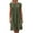 Green, variant on Women's Dresses Summer Leisure Baggy High Rise Pleated Womens Dresses Casual Solid Peplum Dress 1/4 Sleeve Round Neck Shift Dress for Teen Girls Knee-Length Breathable Dress Green