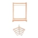 thumbnail image 3 of Wooden Doll Clothes Hanger Rack Simple Design for Organizing and Storing Doll Accessories, 3 of 3