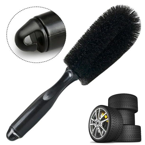 Cepillo para Llantas Coche Cepillos Limpieza Neumáticos Herramientas Detalles Cerdas Suaves