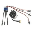 thumbnail image 2 of Motor sin escobillas Metal Gearbox ESC Set 232222600kV Motor para 1/12 RC CAR FÁCIL INSTALACIÓN STURDY Reparación de accesorios RC para MN99S Color negro t, 2 of 8