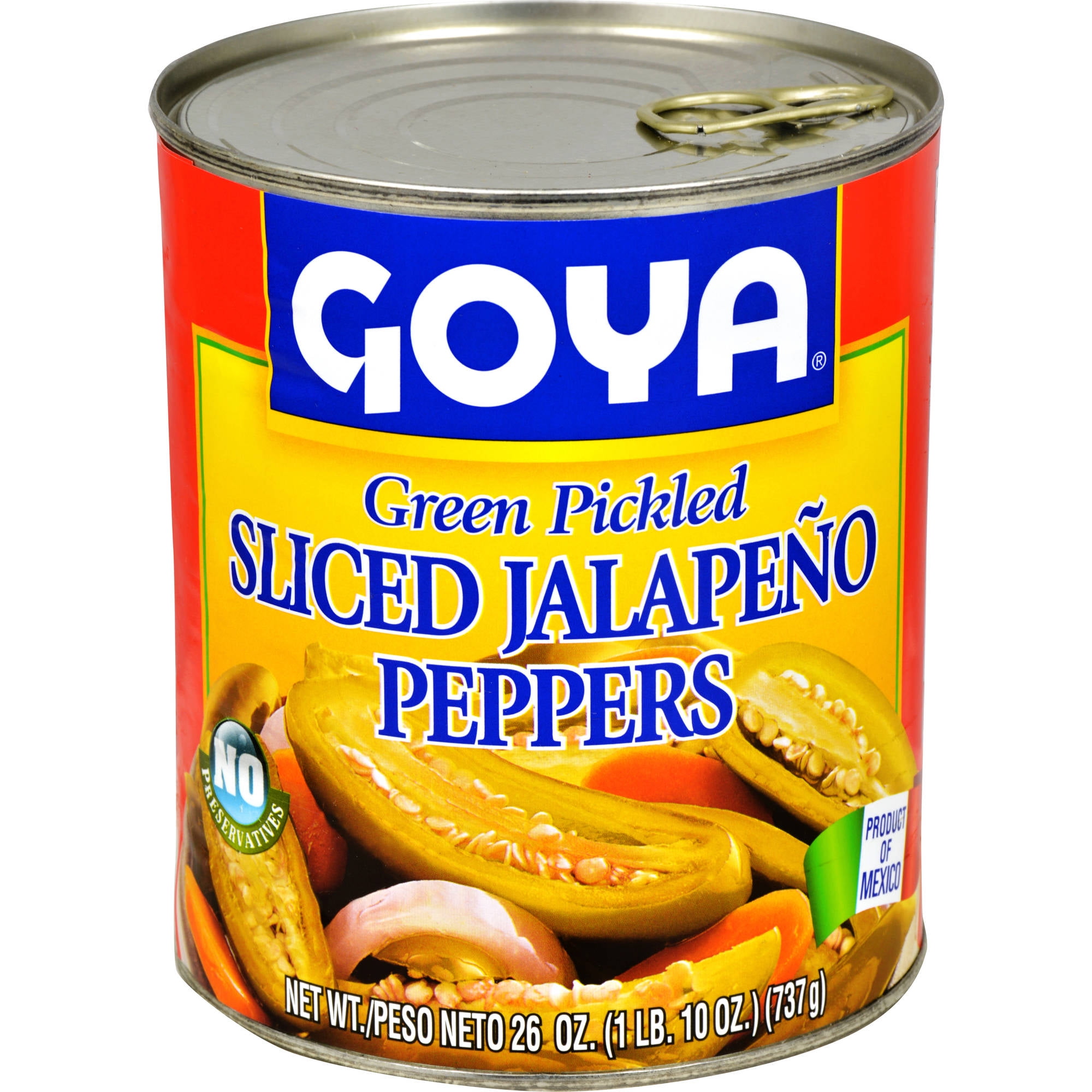 Goya Sliced Jalapeno Peppers, 26 Oz