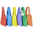 thumbnail image 2 of Play Kreative Poly Non-Woven Tote Bags 6" Assorted Colors Party Bag, 2 of 2