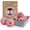 Pink, variant on Dryer Balls XL 6-Pack with Felt Storage Box,  Pure  Dryer Balls,  Laundry Dryer Balls,  Drying Time Wrinkles Static,  Fabric Softener Alternative (White Sheep)