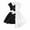 R/White136, variant on Vividxx Dresses For Girls Summer Children's Color Block Sleeveless Irregular Black White Dress For Children Breathable