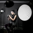 thumbnail image 2 of Reflector Panel, Double Handle Reflector Panel Light Panel Round Reflector Panel, Fill Light For Photo Studio Indoor Outdoor Photography Fill Light 110cm, 2 of 8