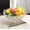 Clear #2, variant on Clear Plastic Fruit & Vegetable Serving Tray with Detachable Drainage Base | 10.83 x 10.83 x 5.51 Inch Kitchen Snack Plate for Home, Office, Party, or Picnic | 1-Piece Set