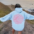 thumbnail image 2 of Hoodies for women Breast Cancer Awareness Long Sleeve Pink Ribbon Graphic Hooded Sweatshirts with Pockets Casual Comfy Pullover Fall Tops 2025, 2 of 6