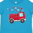 thumbnail image 4 of Inktastic Valentine Fire Truck with Hearts Boys or Girls Toddler T-Shirt, 4 of 5