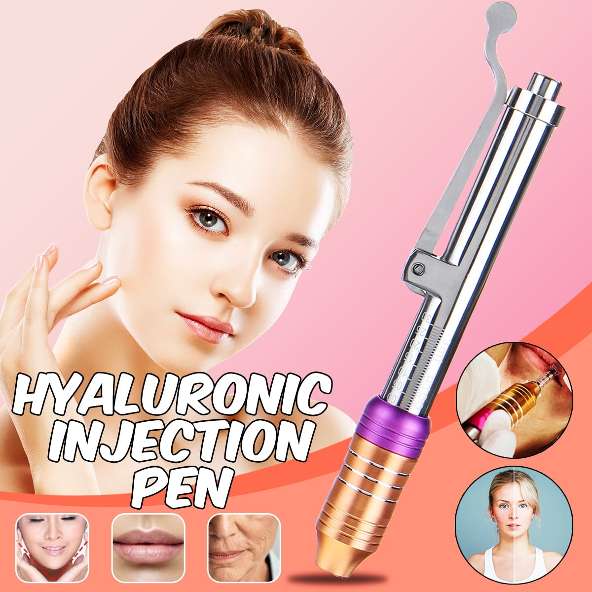 Ampoule Head Micro Hyaluron Injection Pen Hyaluronic Anti Wrinkle Water