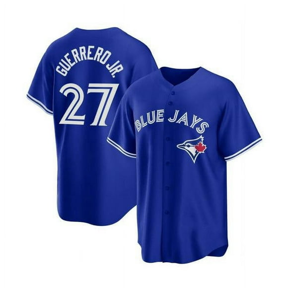 Men's Baseball Jersey GUERRERO JR.27# BICHETTE 11# Replica Player Name Toronto Blue Jays Jersey:S