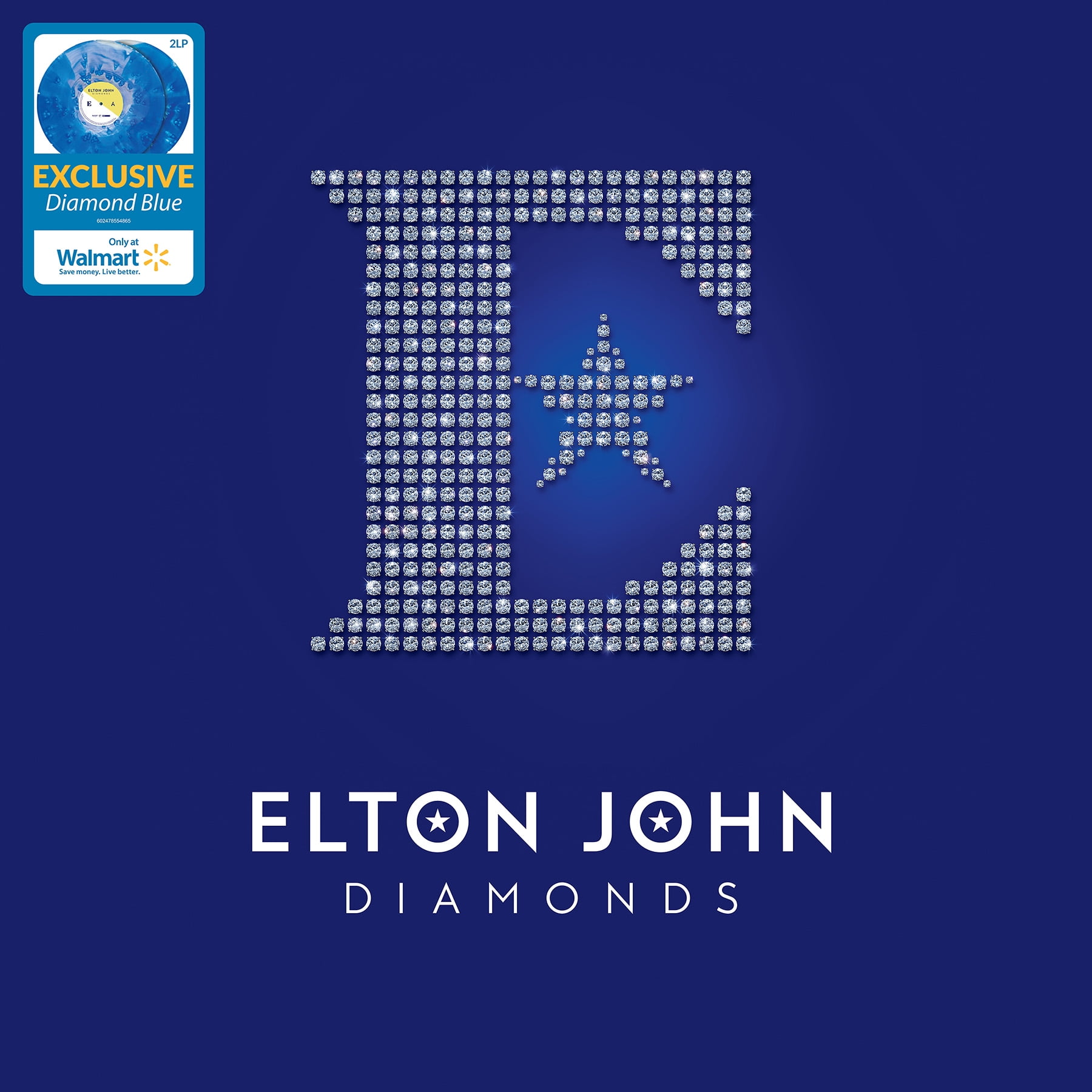 ELTON JOHN エルトン・ジョン　DIAMONDS LP レコード Elton John - Diamonds (Walmart Exclusive) - Diamond Blue