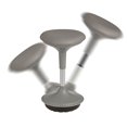 thumbnail image 3 of Learniture Adjustable Height Active Learning Stool for Office Desks and Classrooms Foam-Padded Backless Wobble Stool with Rocking Motion Gray, 3 of 5
