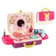 thumbnail image 2 of Fiudx Ofertas Flash Artículos En Oferta tocador De Juguete Para Niños, Maleta Para Niñas, Conjunto De Mochila De Viaje, tocador De Simulación Lavable, Juego De Juguete, Regalo De Cumpleaños, 2 of 6
