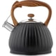 thumbnail image 1 of Whistling Kettle, 3.5l Tea Kettle Stainless Steel Stove Top Kettle With Wooden Handle,vintage Stovetop Kettle For Gas Induction, 1 of 5