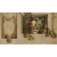 thumbnail image 2 of Jacob van Campen 24x15 Gold Ornate Framed and Double Matted Museum Art Print Titled - Still Life with Fruit and Flower Garlands (1645 - 1650), 2 of 4