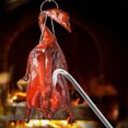 thumbnail image 3 of GOOHOCHY ganchos de acero inoxidable para deshuesar carne, ganchos en T, ganchos de elevación con mango de acero inoxidable, elevadores de tapas de alcantarilla de metal., 3 of 8