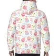 thumbnail image 7 of Kdxio Cute Pig Print Mens Casual Hooded Collar Drawstring Hoodies Pullover Sweatshirts Casual Long Sleeve Shirts-3X-Large, 7 of 7
