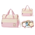 thumbnail image 2 of Ellie & Luke Tote Diaper Bag, Puppy, Pink, 6 Piece Set, 2 of 8
