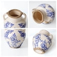 thumbnail image 4 of Luoshdecor Vintage Ceramic Vases,White Blue Chinoiserie Floral Vase Cracked for Home Decor, Table, Living Room, Bookshelf, 4 of 5