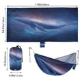 thumbnail image 2 of Hanging Hammock Portable Travel Camping For Outdooor Beach Camping Hiking Whales in The Staarry Sky, 2 of 8