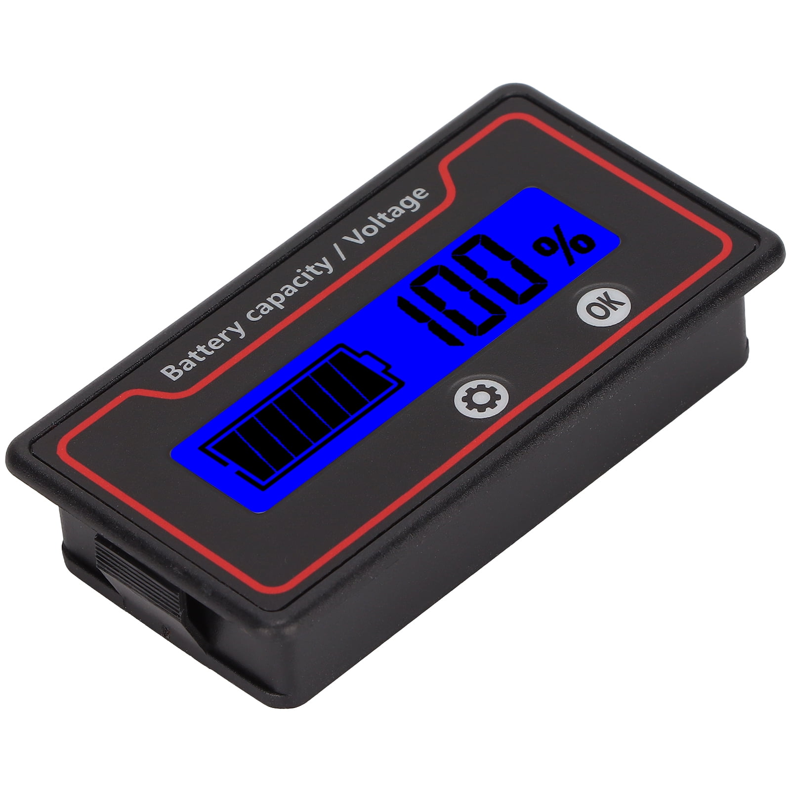 Battery Voltage Indicator, Battery Capacity Meter 1284V Percentage Level 9120V Range For