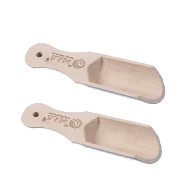 Cuchara de madera Cuchara de madera de haya natural para harina, sal de baño, azúcar, cereales, café y más - Cuchara de madera multiusos