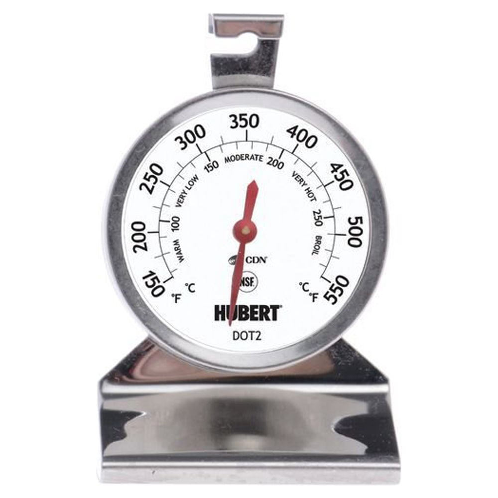 HUBERT Stainless Steel Oven Dial Thermometer - 2" Dia Dial