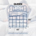 thumbnail image 4 of Utopia Bedding Comforter Queen Size 88 x 88 Inches White, All Season Duvet Insert, Down Alternative Box Stitched Bed Comforter with Corner Tabs, Machine Washable, 4 of 6