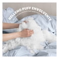 thumbnail image 3 of Set Edredón Puff Acolchado de Lujo con Funda de Almohada, Algodón Esquimal (Gris, Individual), 3 of 7