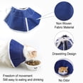 thumbnail image 3 of Pet Elizabethan Collars Anti-licking Anti-bite Soft Nonwoven Fabric Cat Dog Recovery Collar Protective Cone, 3 of 7