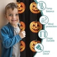 thumbnail image 3 of Blackout Kids Curtains,Halloween Realistic Pumpkins Pattern Childrens Insulated Curtains Set Of 2,Bedroom Essentials,Toddler Room Decor 42"x54", 3 of 5